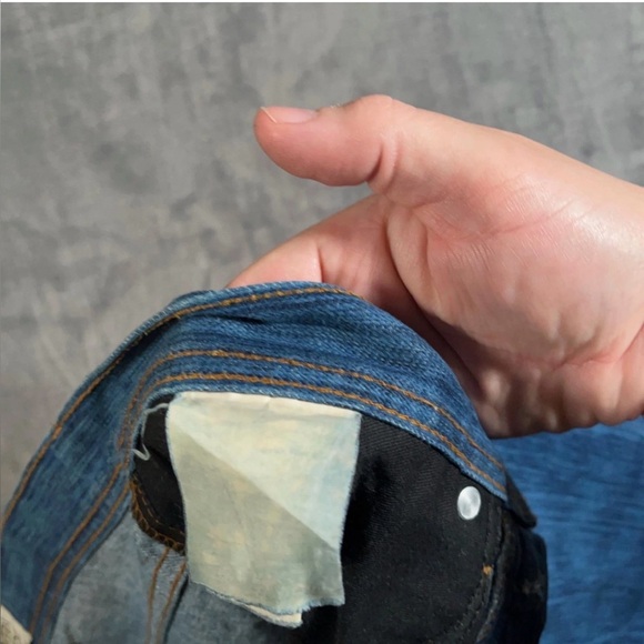 Naked & Famous Jeans Mens 34 Blue Selvedge Denim Weird Guy Big Slub Japan - Picture 9 of 14